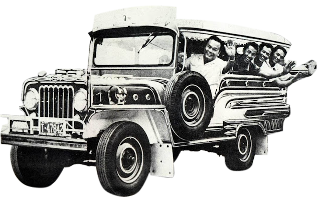 jeepney with happy Filipinos inside